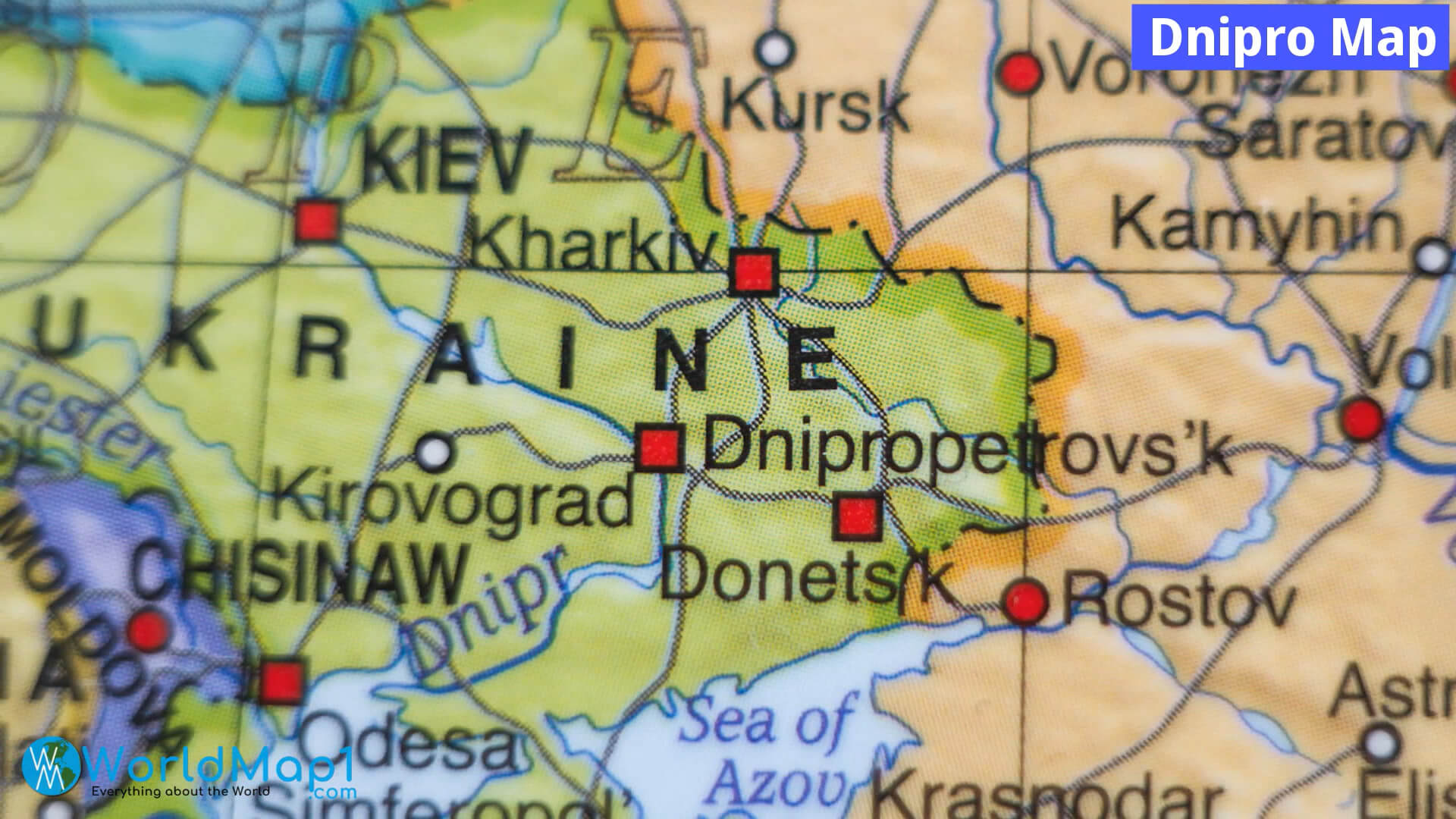 Dnipro Haritası